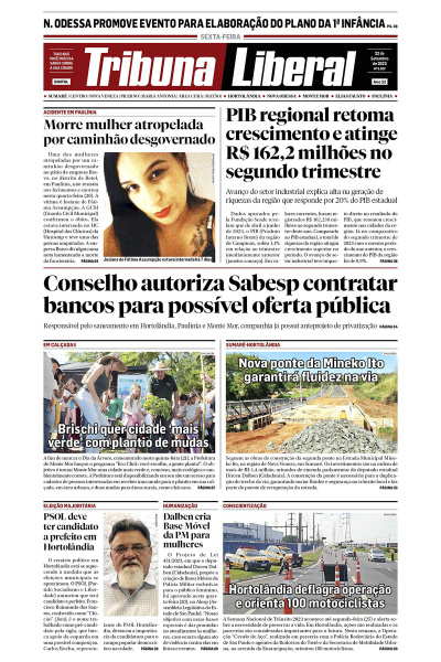 Tribuna Liberal - Edição de 22 de Setembro de 2023