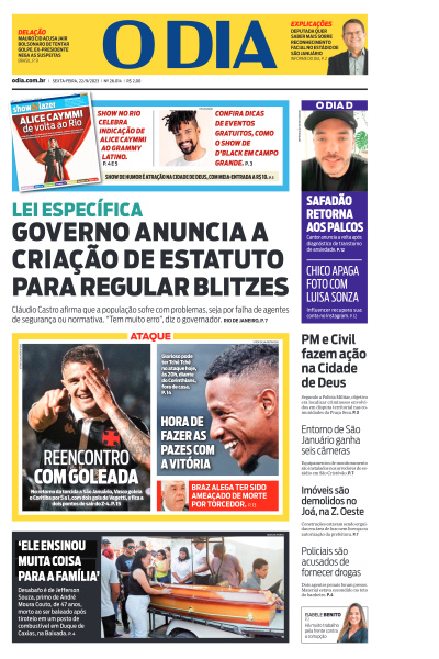 O DIA - Edição de 22 de Setembro de 2023