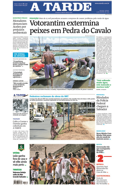 A TARDE - Edição de 23 de setembro de 2023