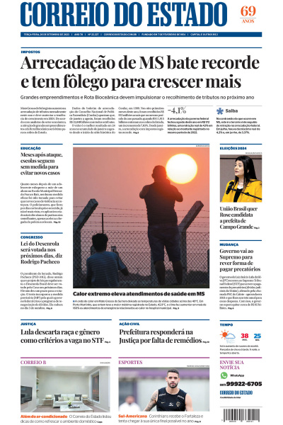 Correio do Estado - Edição de 26 de Setembro de 2023