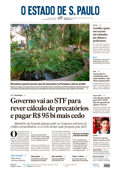 Estadão - Edição de 26 de Setembro de 2023
