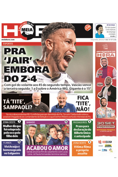 Meia Hora - Edição de 26 de setembro de 2023