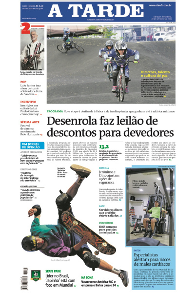 A TARDE - Edição de 26 de setembro de 2023