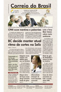 Correio do Brasil – Edição de 26 a 27 de Setembro de 2023