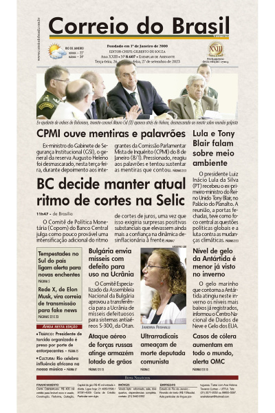 Correio do Brasil – Edição de 26 a 27 de Setembro de 2023