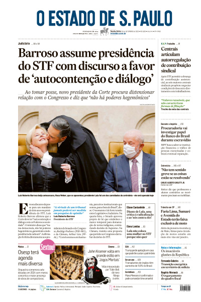 Estadão - Edição de 29 de Setembro de 2023