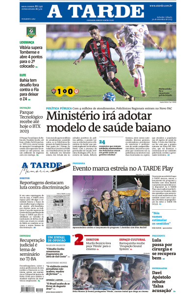 A TARDE - Edição de 30 de setembro de 2023