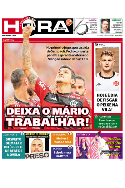 Meia Hora - Edição de 01º de Outubro de 2023