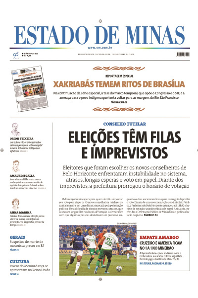 Estado de Minas - Edição de 02 de outubro de 2023