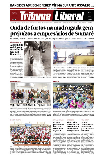 Tribuna Liberal - Edição de 03 de Outubro de 2023