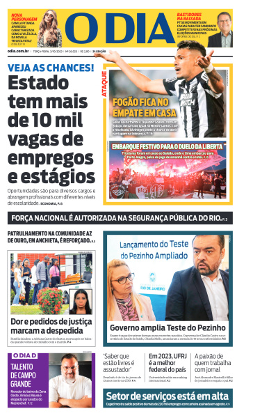 O DIA - Edição de 03 de Outubro de 2023