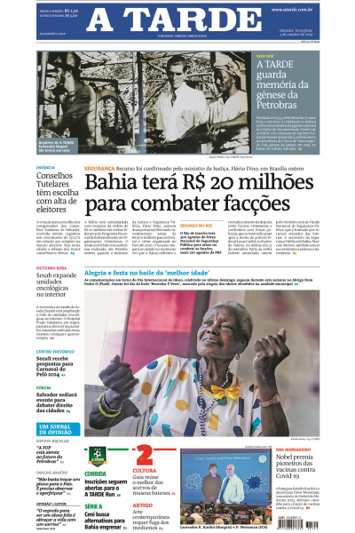 A TARDE - Edição de 03 de outubro de 2023