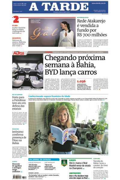 A TARDE - Edição de 04 de outubro de 2023