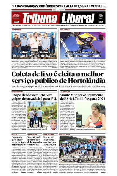 Tribuna Liberal - Edição de 06 de Outubro de 2023
