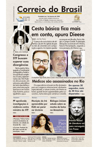 Correio do Brasil – Edição de 05 a 06 de Outubro de 2023