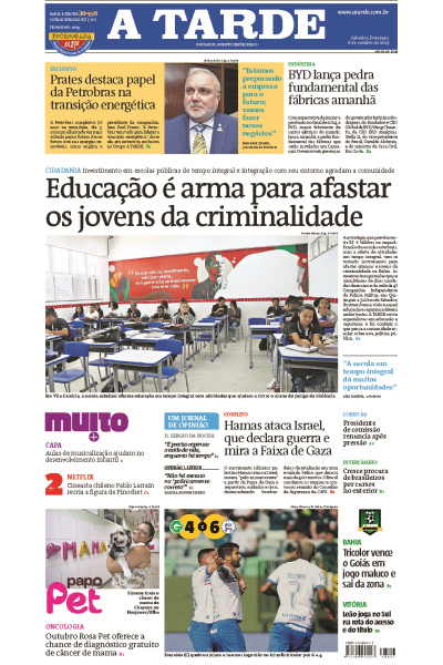 A TARDE - Edição de 08 de outubro de 2023