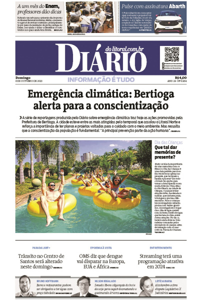 Diário do Litoral – Edição de 08 de Outubro de 2023