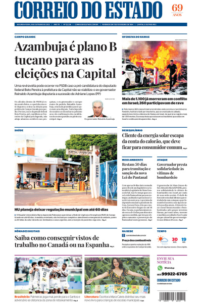 Correio do Estado - Edição de 09 de Outubro