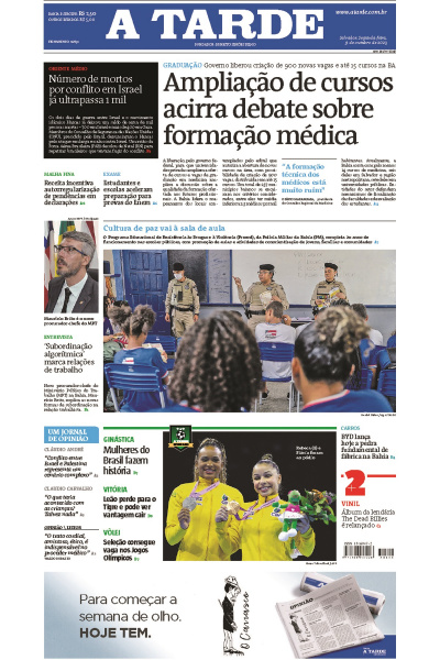 A TARDE - Edição de 09 de outubro de 2023