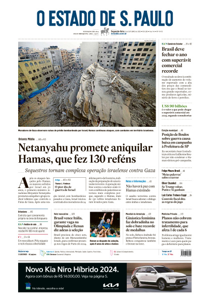Estadão - Edição de 09 de Outubro de 2023