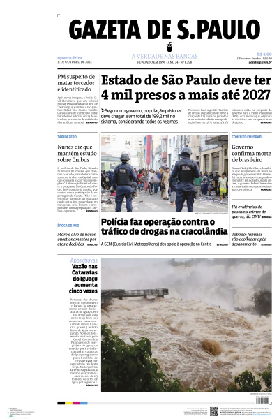 Gazeta de S. Paulo - Edição de 11 de Outubro de 2023