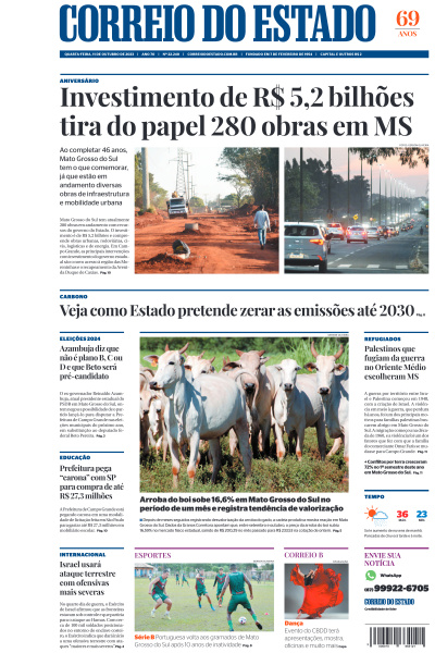 Correio do Estado - Edição de 11 de Outubro de 2023