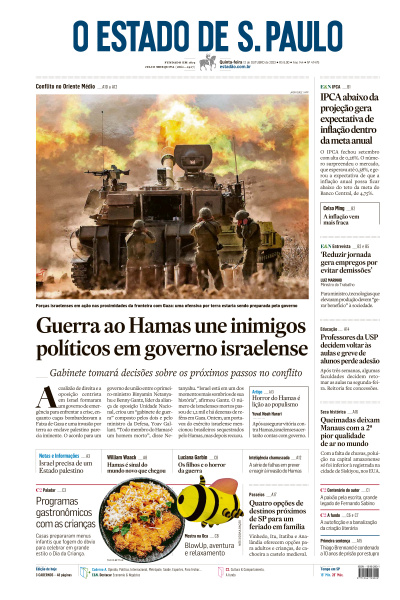 Estadão - Edição de 12 de Outubro de 2023