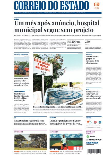 Correio do Estado - Edição de 12 de Outubro de 2023