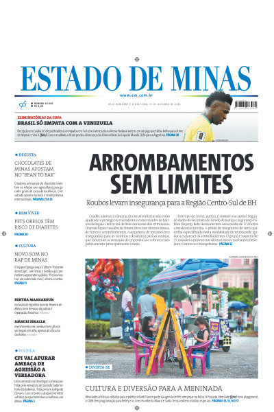 Estado de Minas - Edição de 13 de Outubro de 2023