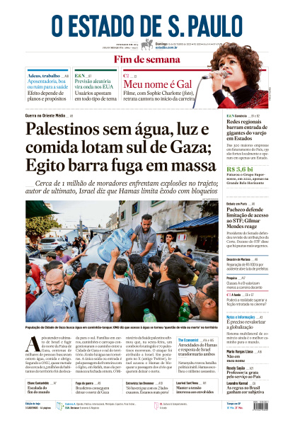 Estadão - Edição de 15 de Outubro de 2023