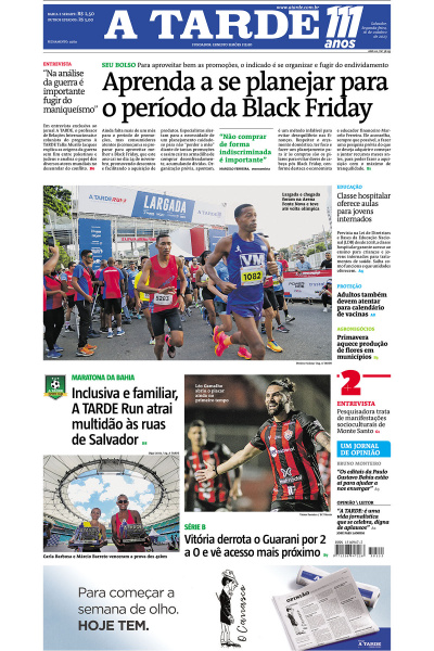 A TARDE - Edição de 16 de outubro de 2023