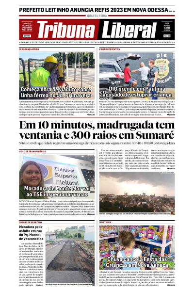 Tribuna Liberal - Edição de 18 de Outubro de 2023