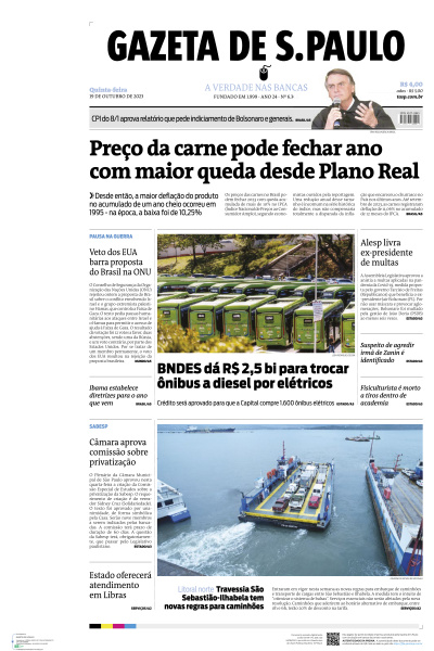 Gazeta de S. Paulo - Edição de 19 de Outubro de 2023