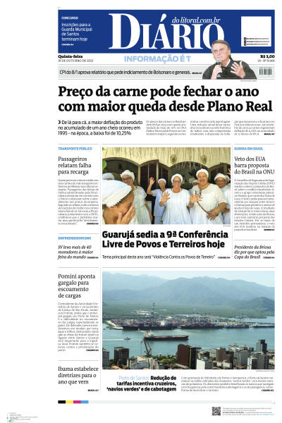 Diário do Litoral - Edição de 19 de Outubro de 2023