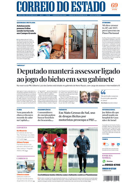 Correio do Estado - Edição de 19 de Outubro de 2023