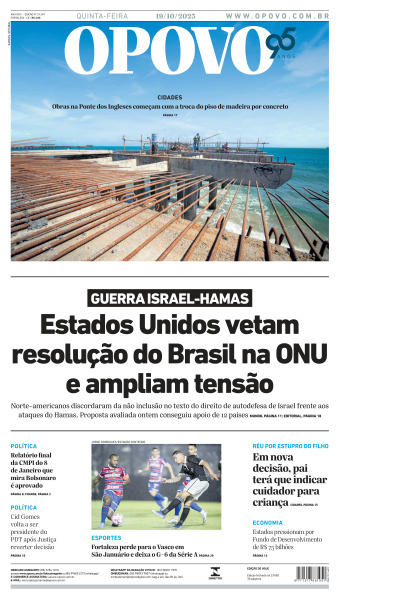 O POVO - Edição de 19 de Outubro de 2023