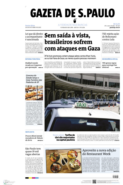 Gazeta de S. Paulo - Edição de 20 de Outubro de 2023