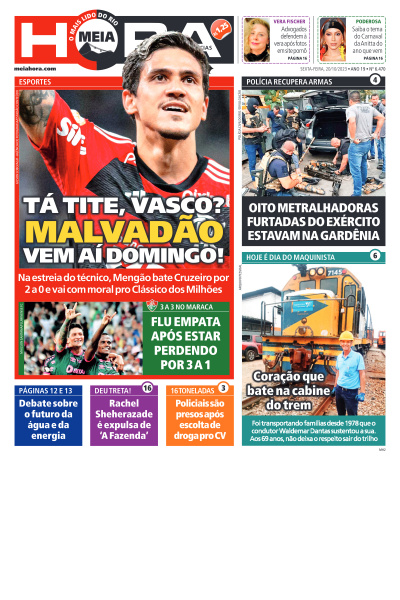 MEIA HORA - Edição de 20 de Outubro de 2023