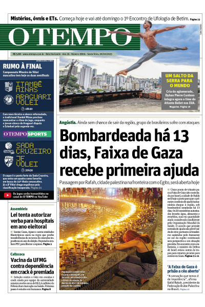O TEMPO - Edição de 20 de outubro de 2023