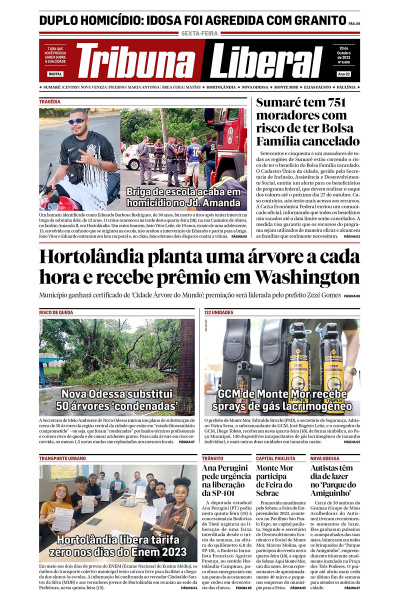 Tribuna Liberal - Edição de 20 de Outubro de 2023