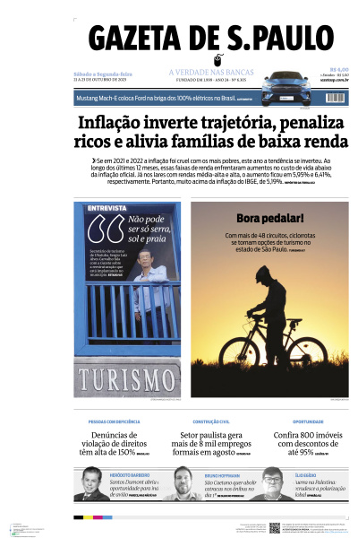 Gazeta de S. Paulo - Edição de 21 de Outubro de 2023
