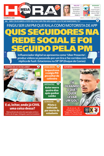 MEIA HORA - Edição de 21 de Outubro de 2023