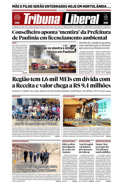 Tribuna Liberal - Edição de 21 de Outubro de 2023