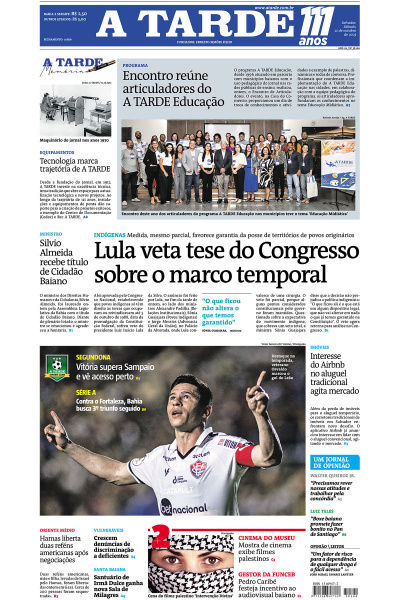 A TARDE - Edição de 21 de outubro de 2023