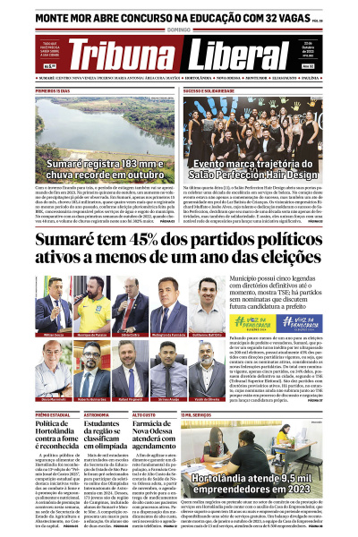Tribuna Liberal - Edição de 22 de Outubro de 2023