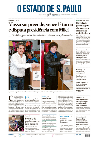 Estadão - Edição de 23 de Outubro de 2023