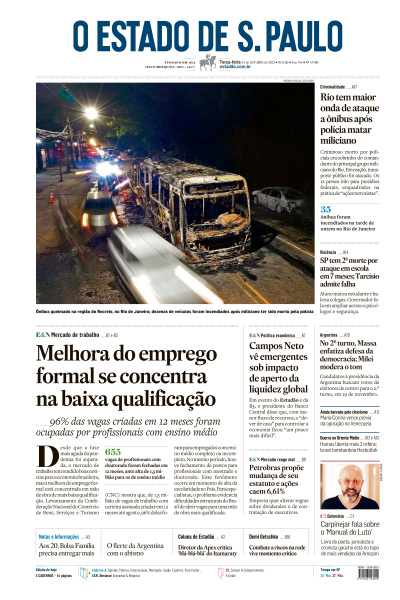 Estadão - Edição de 24 de Outubro de 2023