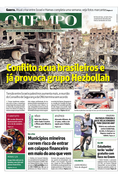 O TEMPO - Edição de 25 de outubro de 2023