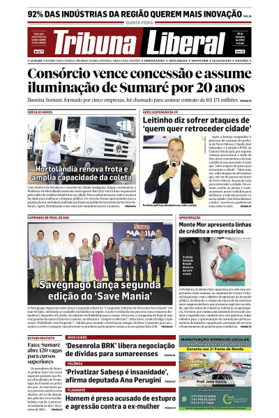 Tribuna Liberal - Edição de 26 de Outubro de 2023