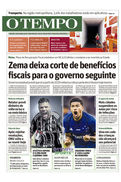O TEMPO - Edição de 26 de outubro de 2023